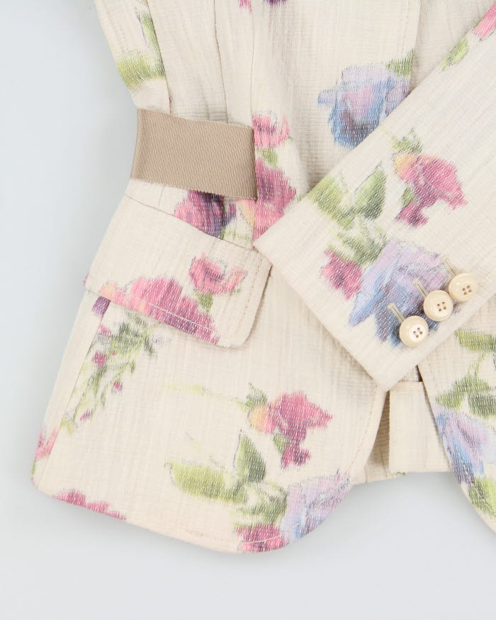 Moschino Floral Blazer Jacket - S