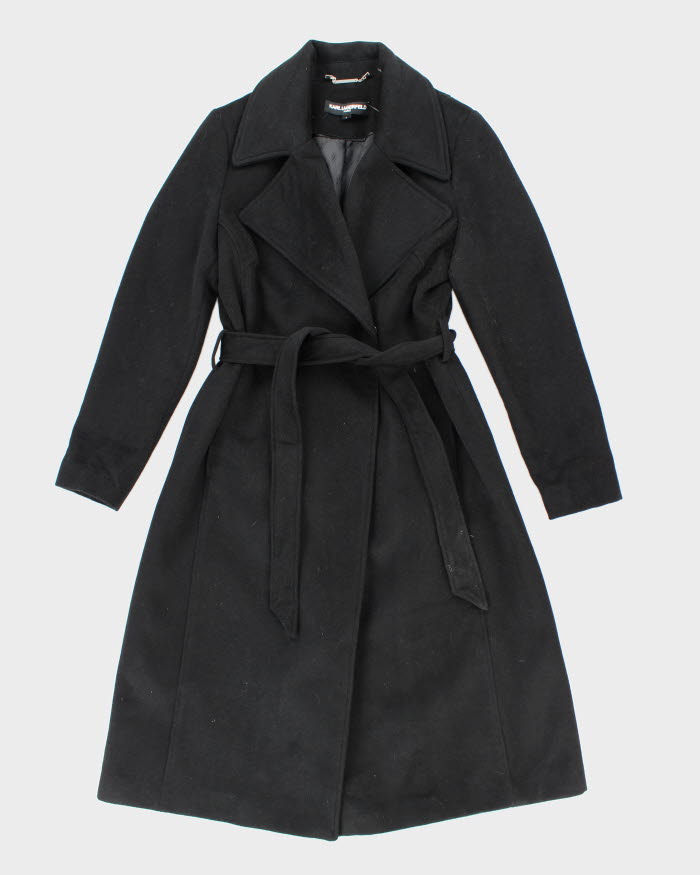 Karl Lagerfeld Wool Blend Coat - M