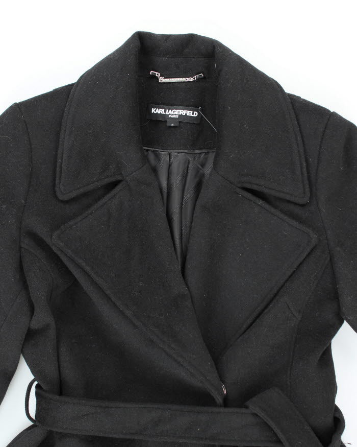 Karl Lagerfeld Wool Blend Coat - M