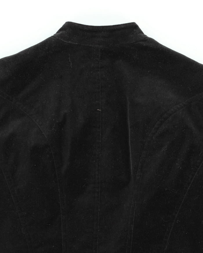Y2k 00s Betsey Johnson Velour Jacket - XS