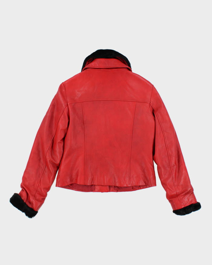 Vintage Danier Lined Leather Jacket - XS
