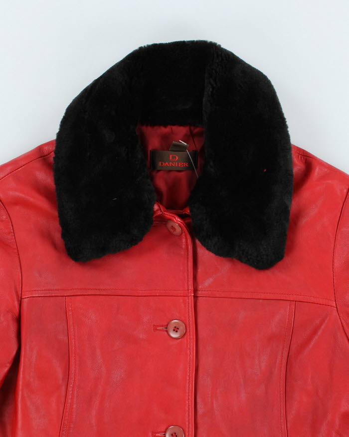 Vintage Danier Lined Leather Jacket - XS