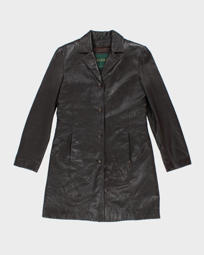 Vintage Danier Lined Leather Jacket - M