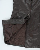 Vintage Danier Lined Leather Jacket - M