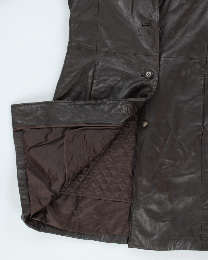 Vintage Danier Lined Leather Jacket - M