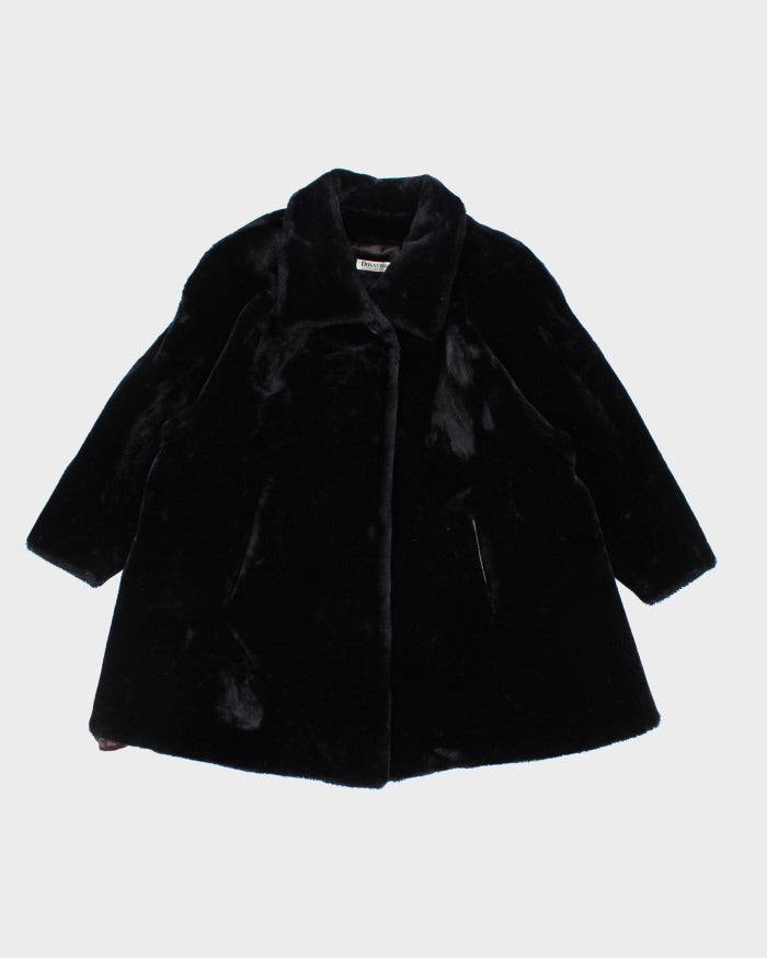Vintage DonnyBrooke Faux Fur Coat - L