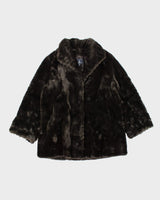 Vintage London Fog Faux Fur Coat - XL