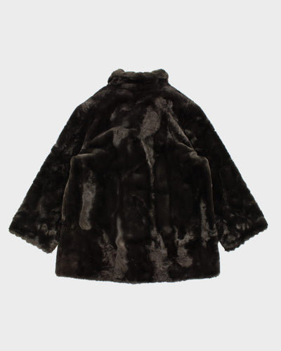 Vintage London Fog Faux Fur Coat - XL