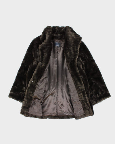 Vintage London Fog Faux Fur Coat - XL