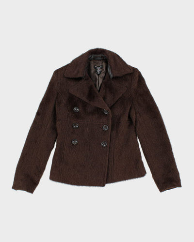 Y2k 00s Guess Alpaca Wool Blend Jacket - XS