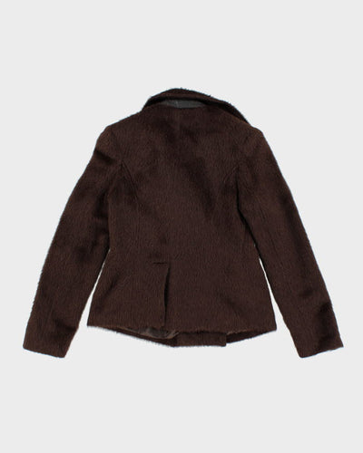 Y2k 00s Guess Alpaca Wool Blend Jacket - XS
