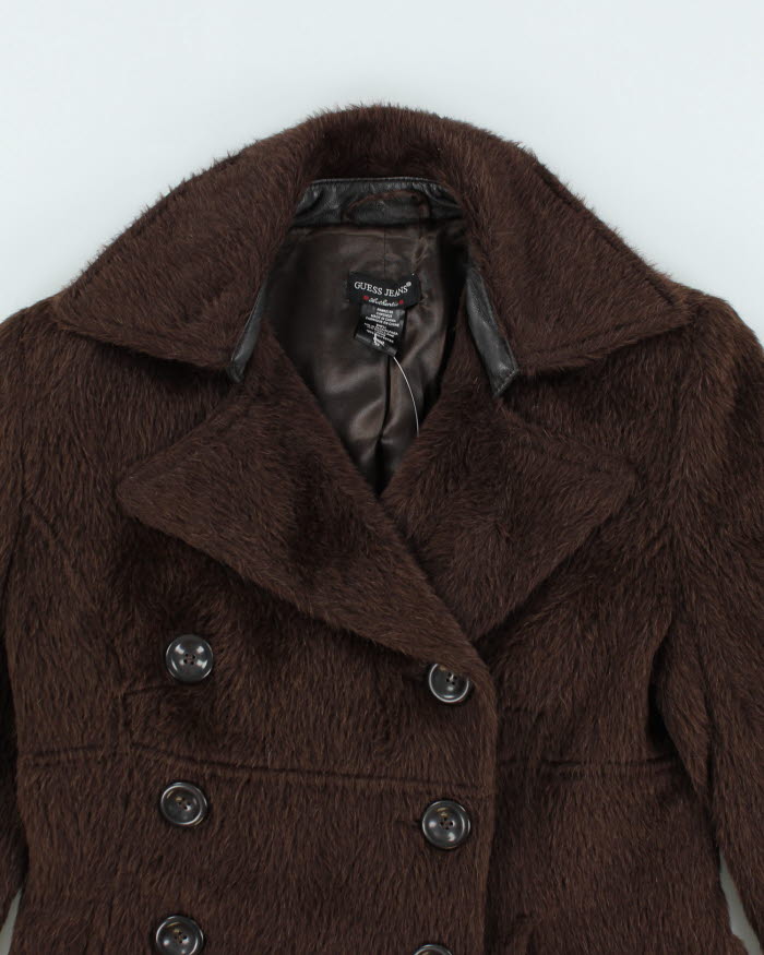 Y2k 00s Guess Alpaca Wool Blend Jacket - XS