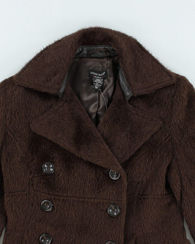 Y2k 00s Guess Alpaca Wool Blend Jacket - XS