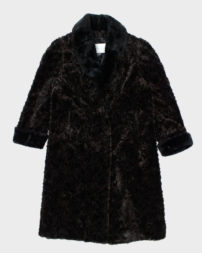Bellessa Long Faux Fur Coat - M