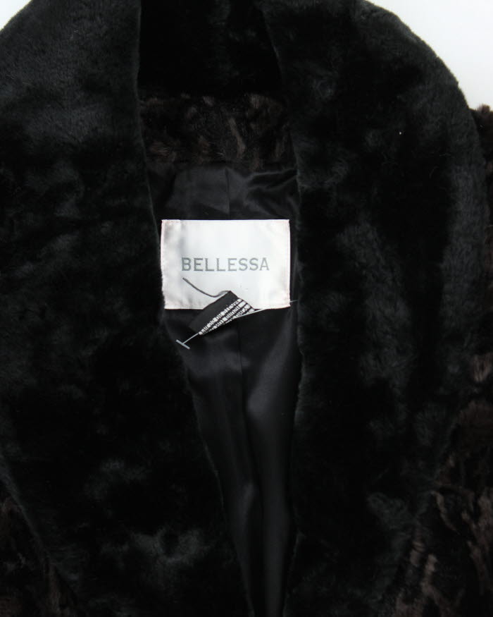 Bellessa Long Faux Fur Coat - M