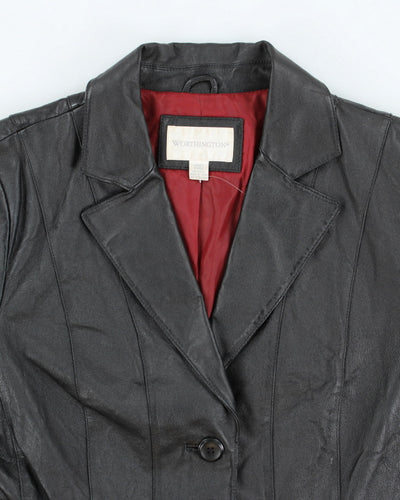 Vintage Worthington Black Leather Jacket - L