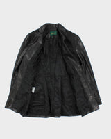 Danier Black Leather Jacket - M