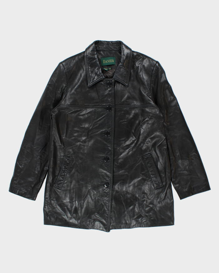 Vintage Danier Black Leather Jacket - L