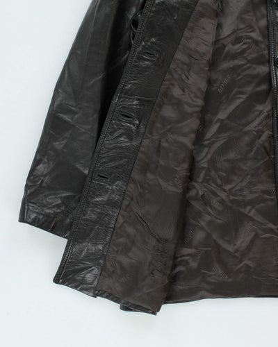Vintage Danier Black Leather Jacket - L