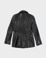 Vintage Danier Black Leather Jacket - XS