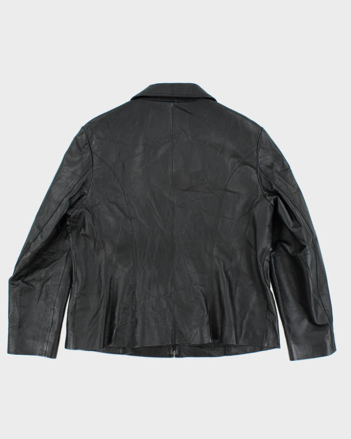 Vintage Worthington Black Leather Jacket - XL