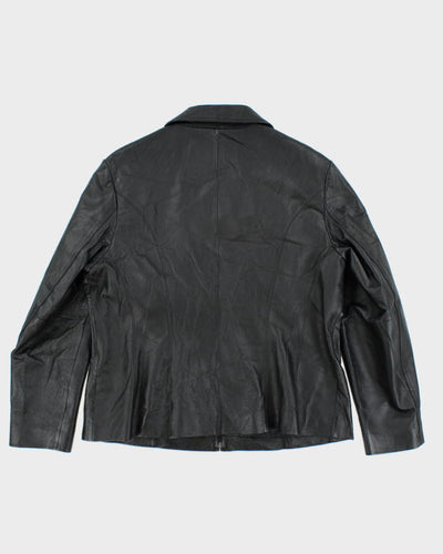 Vintage Worthington Black Leather Jacket - XL