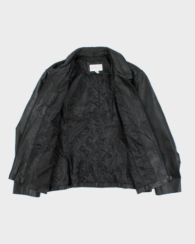 Vintage Worthington Black Leather Jacket - XL