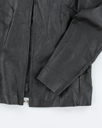 Vintage Worthington Black Leather Jacket - XL