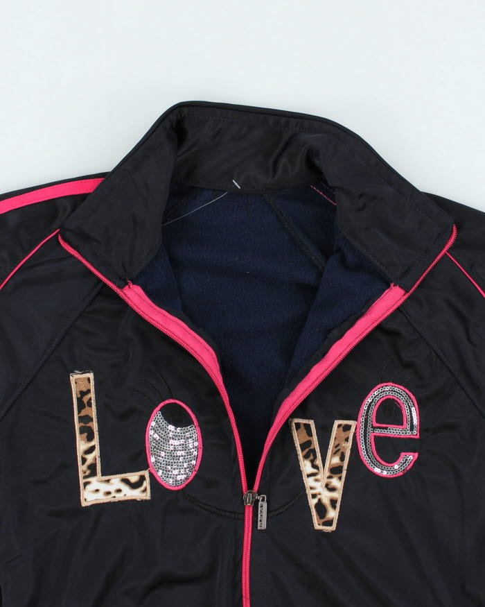 Y2k 00s Love Track Jacket - S – Rokit
