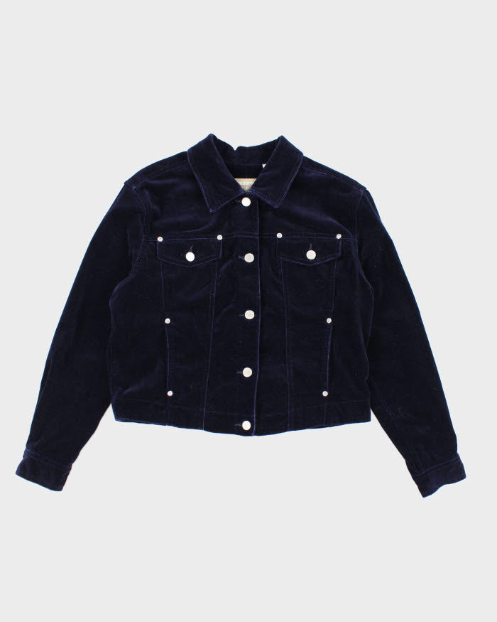 Vintage 90s Liz Calborne Velvet Jacket - S