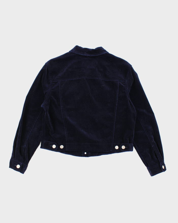 Vintage 90s Liz Calborne Velvet Jacket - S