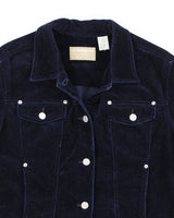 Vintage 90s Liz Calborne Velvet Jacket - S