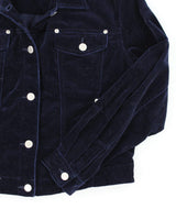 Vintage 90s Liz Calborne Velvet Jacket - S