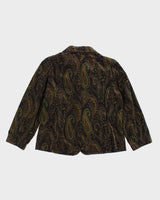 Vintage 90s Coldwater Creek Velvet Jacket - L