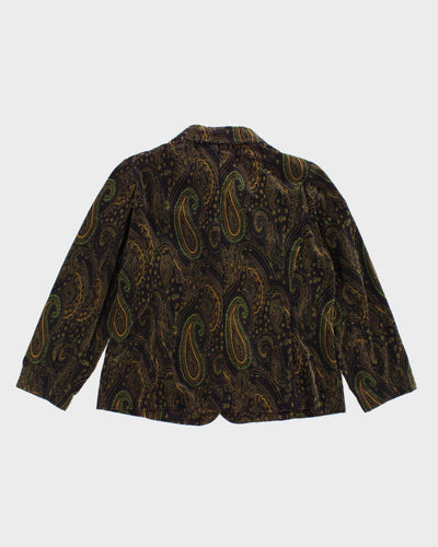 Vintage 90s Coldwater Creek Velvet Jacket - L