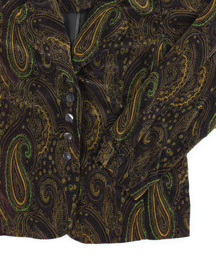 Vintage 90s Coldwater Creek Velvet Jacket - L
