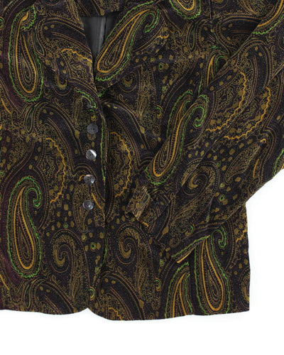 Vintage 90s Coldwater Creek Velvet Jacket - L