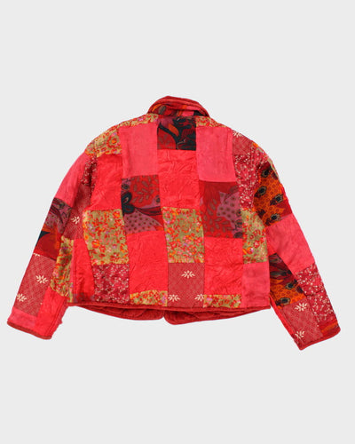 Vintage Patchwork Quilted Reversible Jacket - M