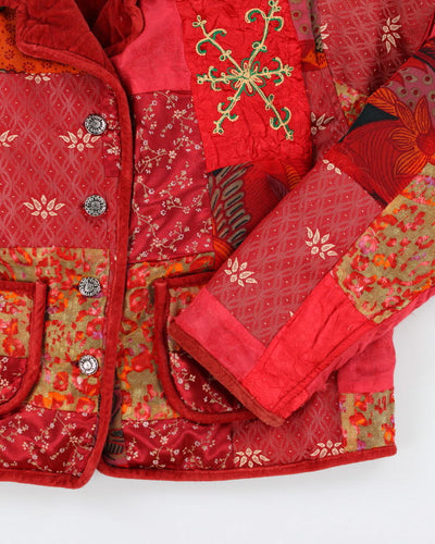 Vintage Patchwork Quilted Reversible Jacket - M