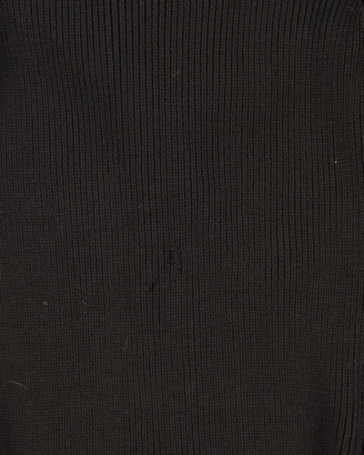 Vintage Prada Leather Knit Jacket - S