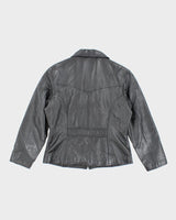 Vintage Maxima Black Leather Jacket - L