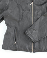 Vintage Maxima Black Leather Jacket - L