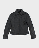 Vintage Pelle Pelle Black Leather Jacket - XS