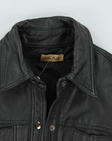 Vintage Pelle Pelle Black Leather Jacket - XS