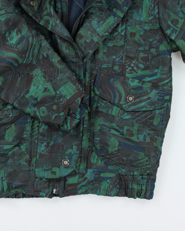 Vintage Women's 80's Quilted Sports Style Jacket - XS