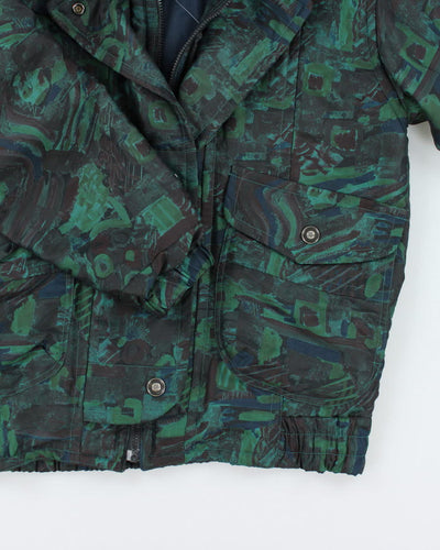 Vintage Women's 80's Quilted Sports Style Jacket - XS