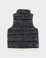 Vintage Y2K Women's Calvin Klein Sherpa Lined Puffer Gilet - M