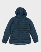 Vintage Women's Arc'teryx Quilted Hooded Jacket - L