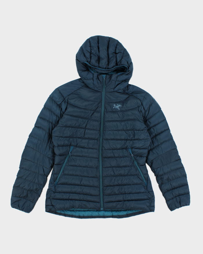 Vintage Women's Arc'teryx Quilted Hooded Jacket - L