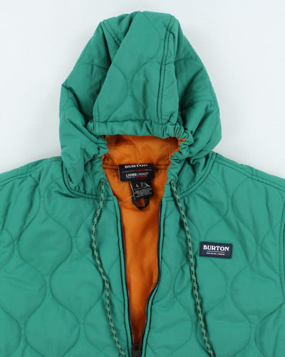 Vintage 2000's Burton Hooded Quilted Jacket - L